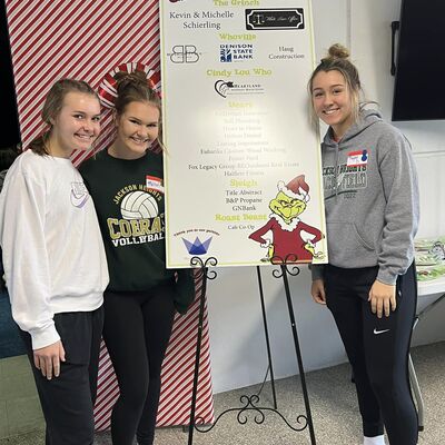 High School Volunteers at The Grinch Children's Event