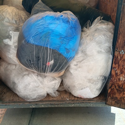 Soft plastic Collected and sent to be recycled.