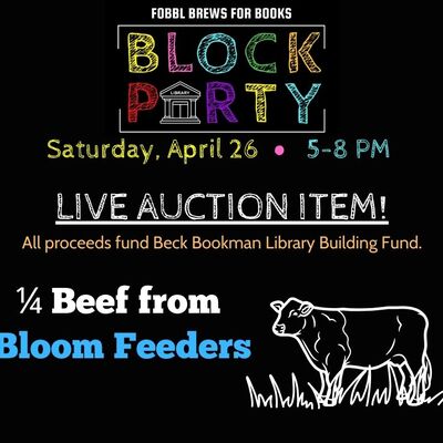 2025 Brews for Books Live Auction Donation
