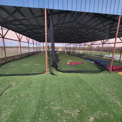 New Turf batting cages completed last year